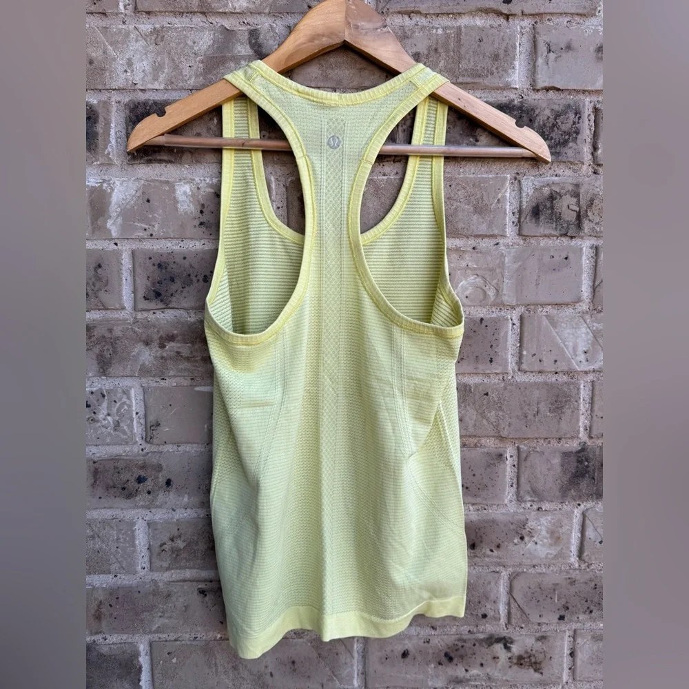 lululemon athletica Run Swiftly Racerback Tank Wild Lime 6